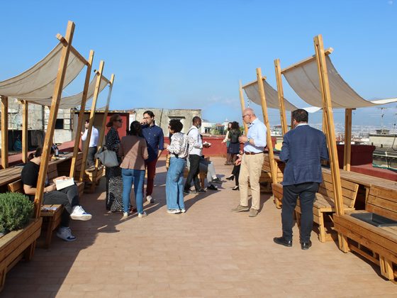 inaugurazione terrazza coworking napoli